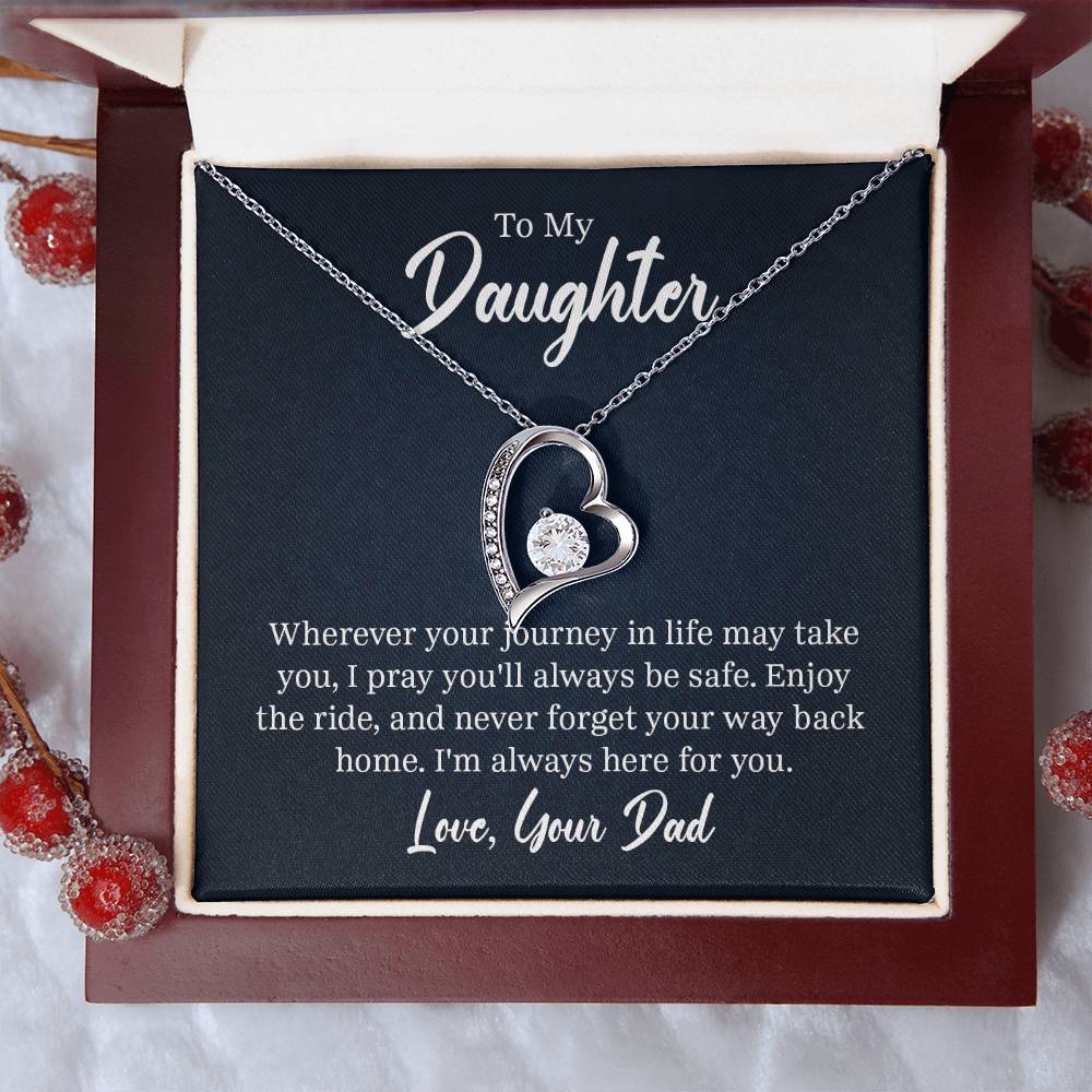 Heart Necklace + Daughter Card