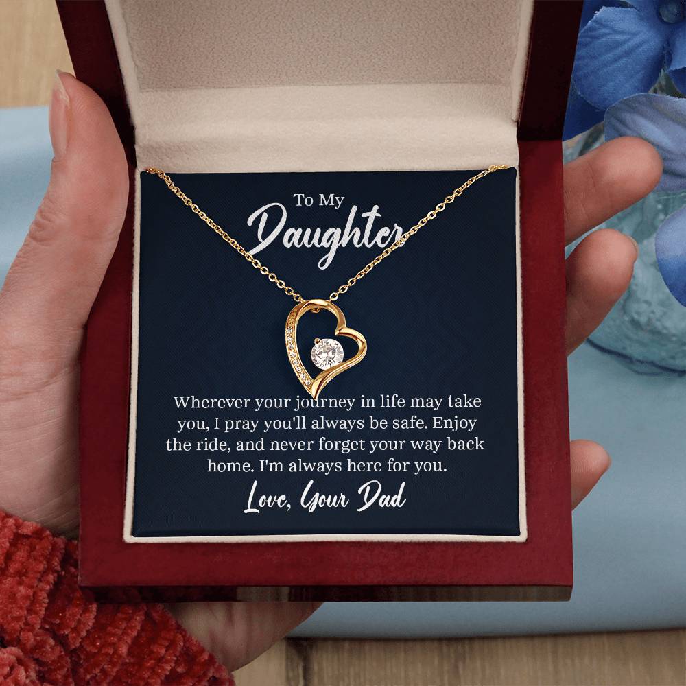 Heart Necklace + Daughter Card