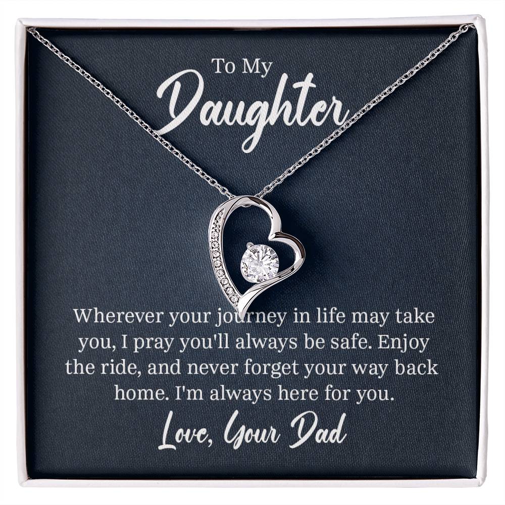 Heart Necklace + Daughter Card