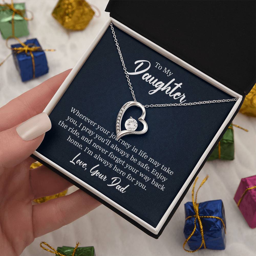 Heart Necklace + Daughter Card