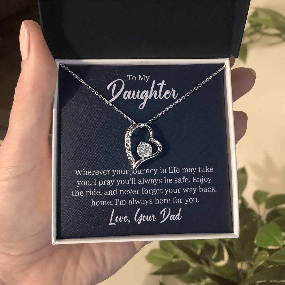 Heart Necklace + Daughter Card