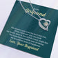 Forever Love Heart Necklace + Card For Girlfriend