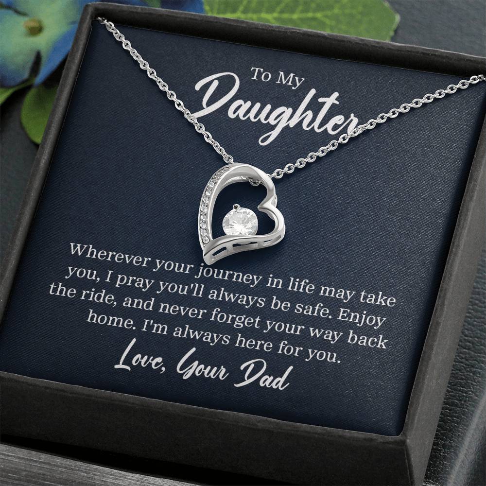 Heart Necklace + Daughter Card