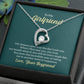 Forever Love Heart Necklace + Card For Girlfriend