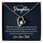 Heart Necklace + Daughter Card