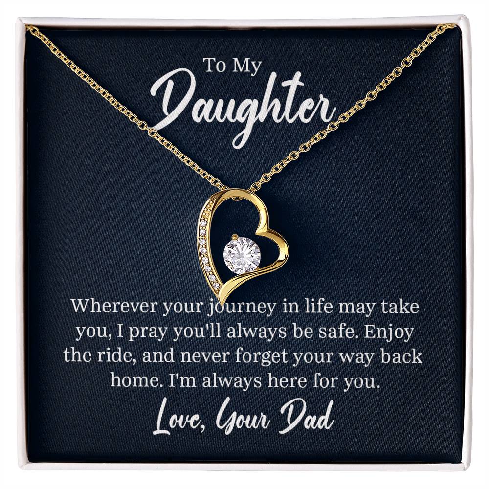 Heart Necklace + Daughter Card