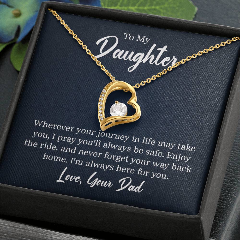 Heart Necklace + Daughter Card